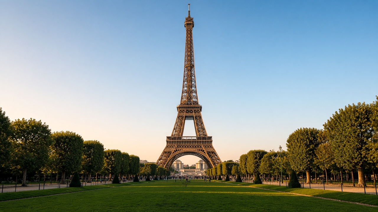 The Eiffel Tower in Paris, France