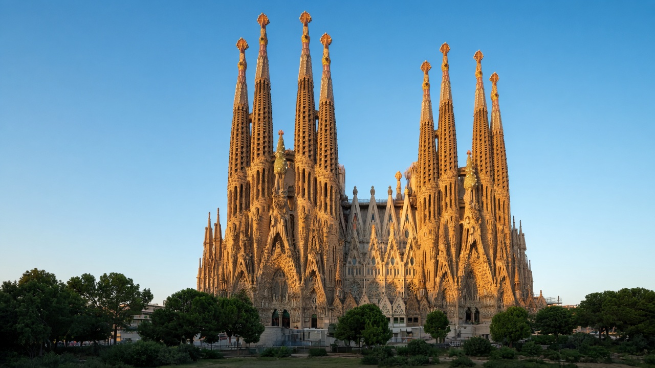 La Sagrada Família in Barcelona, Spain